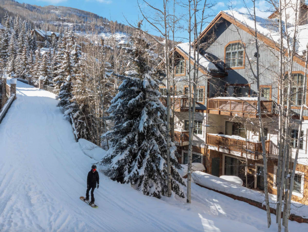 Ski in ski out first floor unit by Village